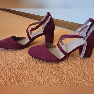 Women's Wine Color Heels